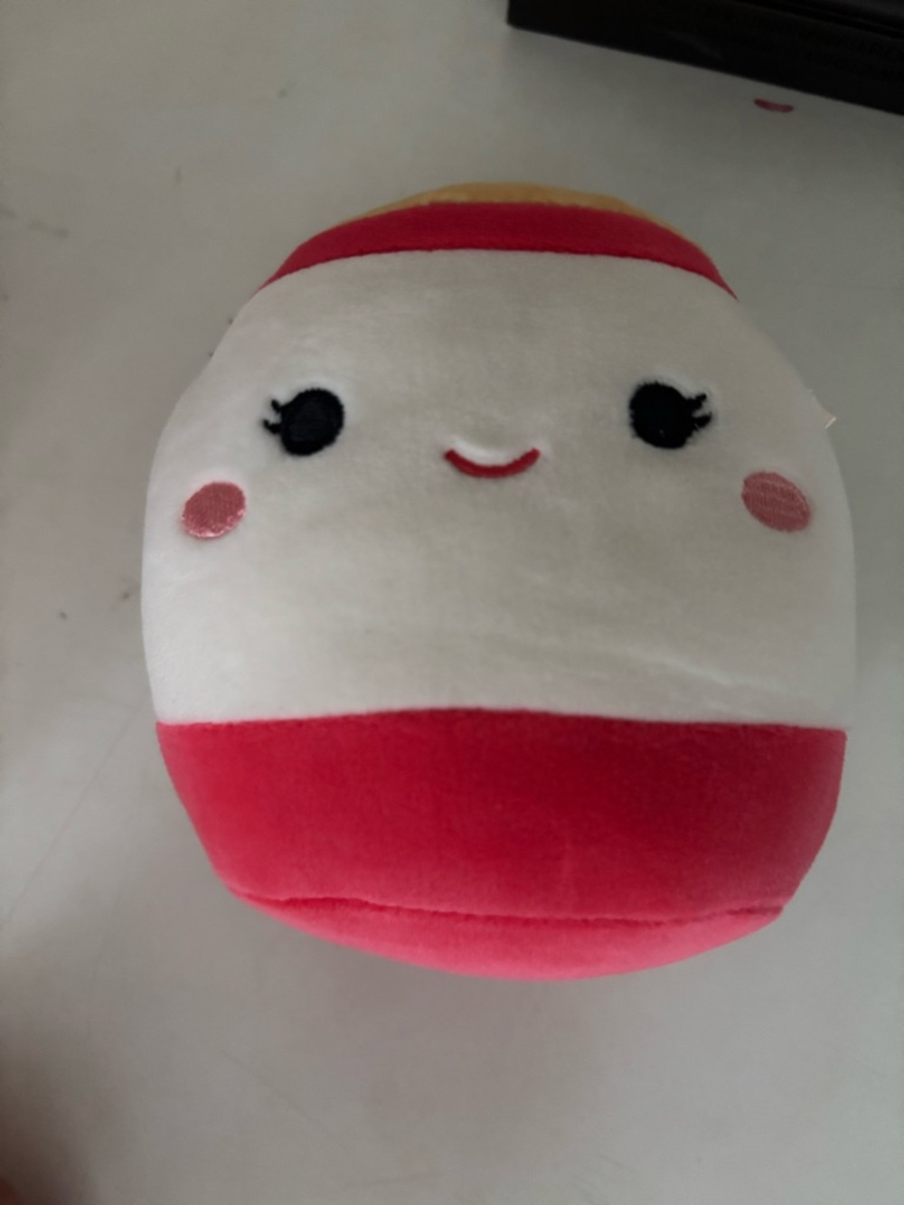 Squishmallows Red, White & Pink Cute Face Plush